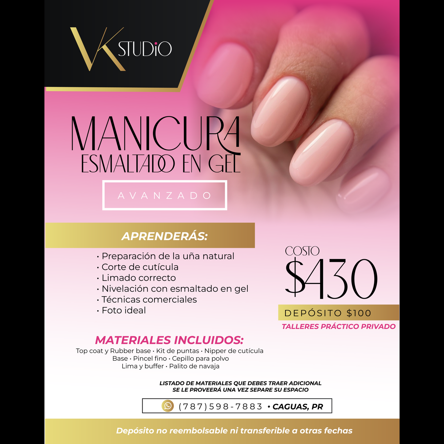 Manicura y Esmaltado en Gel Avanzado
