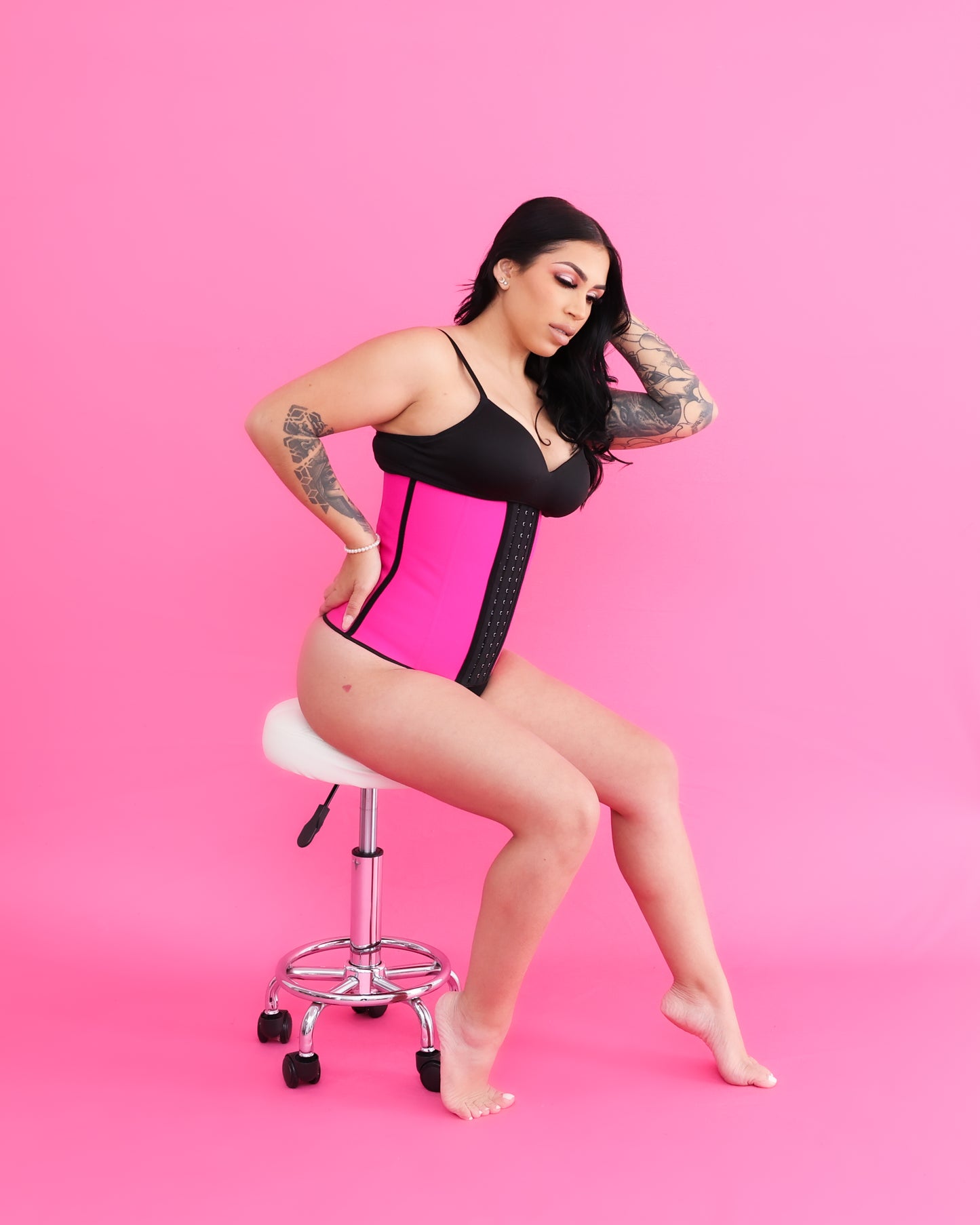 Intense Pink Waistband Girdle